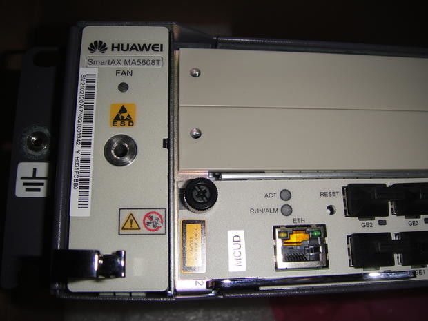 본래 Huawei MA5608T를 위한 16 항구 EPON GPON OLT MCUD MPWD GPFD FTTH